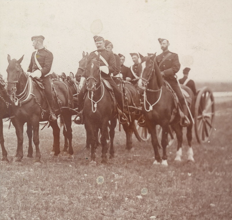 mounties on horseback, mr. d.j. cummings and haultain with the beard, ort museum nwmp, first nations interpretive centre,  rcmp march west 1876, how the RCMP started, mounted police origin, history of rcmp, horses in the rcmp