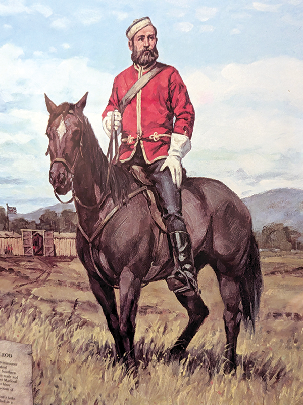 lieutenant-colonel james farquharson macleod, rcmp march west 1876, how the RCMP started, mounted police origin, history of rcmp, horses in the rcmp