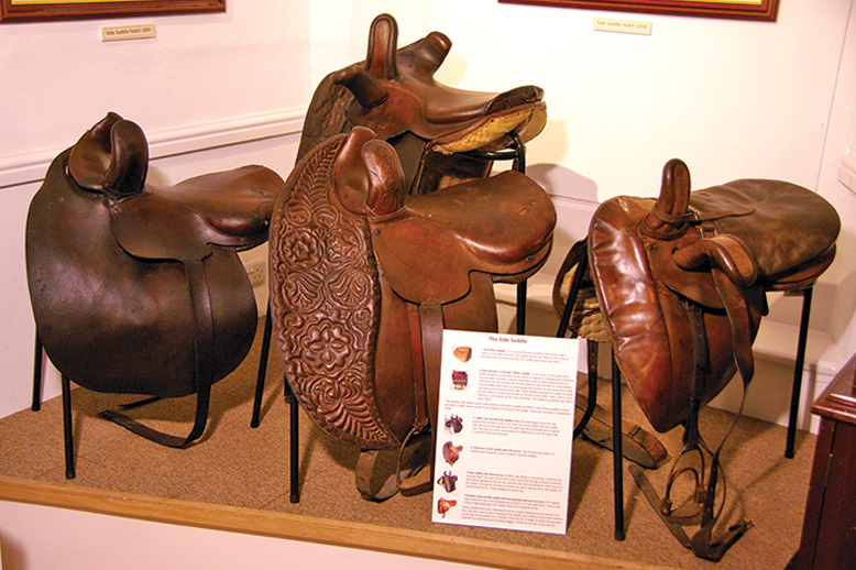 museum of the horse england, early sidesaddles