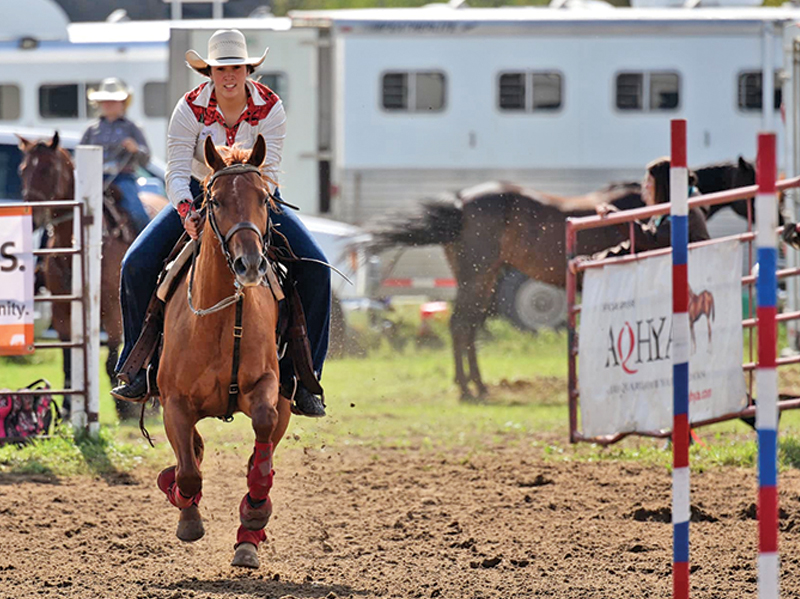 hailee gaudry rodeo queen saskatchewan high school rodeo association