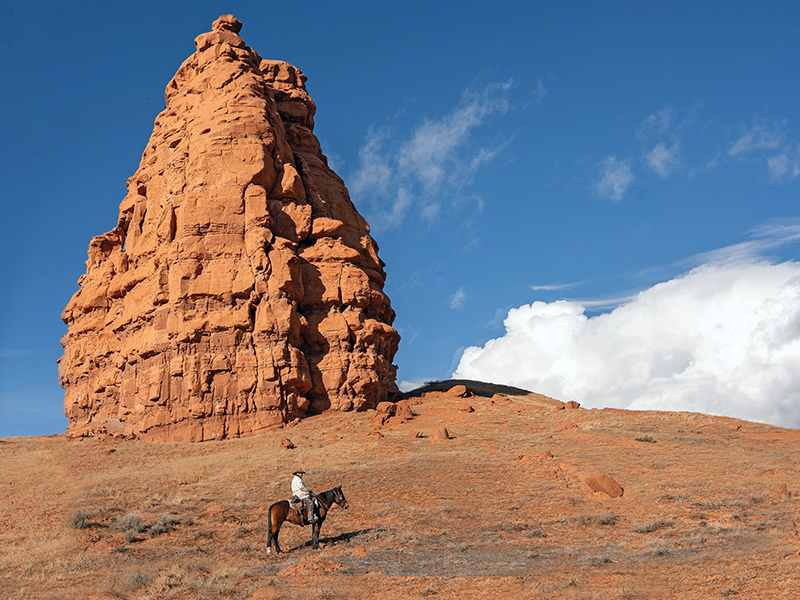 Chugwater Formation at Chimney Rock