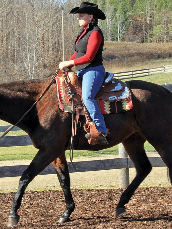 riding a horse forward, impulsion horse, lindsay grice, using less leg horse