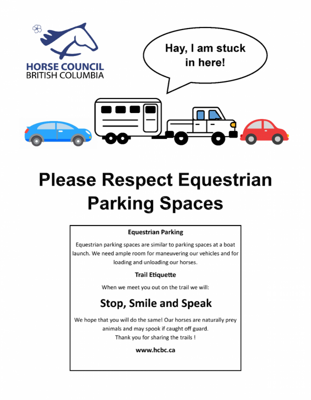 Horse Council BC News: Equestrian Parking Spaces in BC, BC Summer Games 2022, equestrian competitions bc, how to find horse trailer parking bc