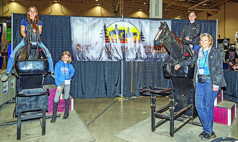 horse-riding simulators at royal winter fair
