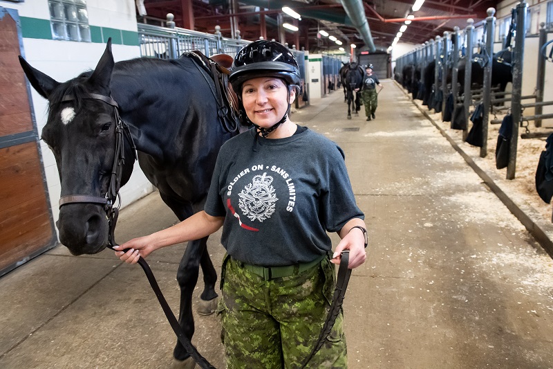 Soldier On program for injured soldiers and veterans, horse program for trauma survivors