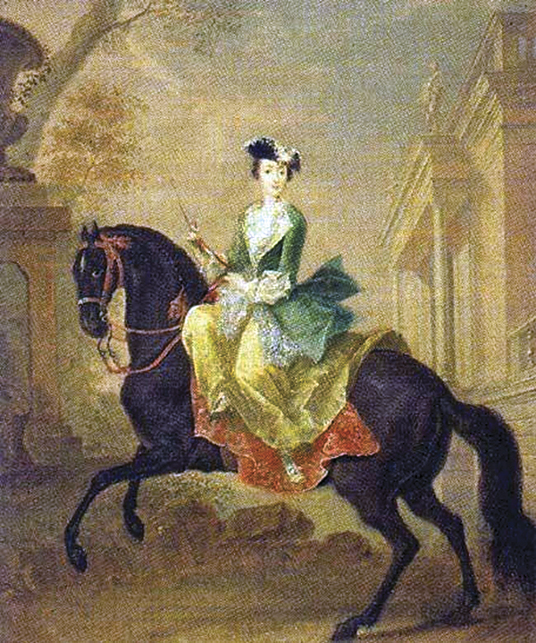 Catherine the Great aside her favourite horse