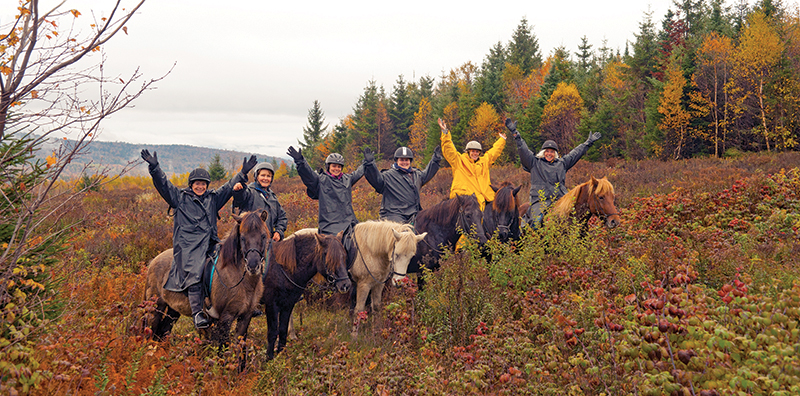 horse riding holidays in vermont, best places horse holiday, horseback riding holidays usa, horse riding in the fall, shawn hamilton, vermont icelandic horse farm