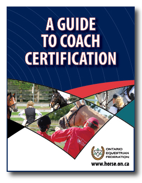ontario equestrian federation coach certification, oef certified coach, oef coaching