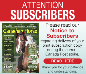 Canadian Horse Journal Subscribers - Canada Post Strike Notice