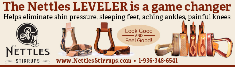 The Nettles Leveler stirrup is a game changer!