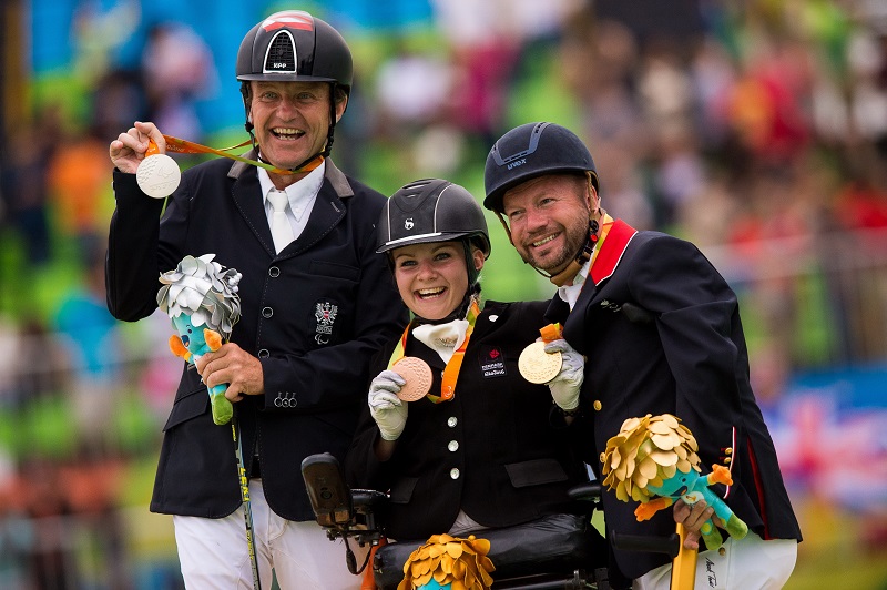 Rio 2016 Paralympics equestrian, Para-dressage Michèle George Sophie Christiansen Athene Lindebjerg Anne Dunham Sergio Oliva