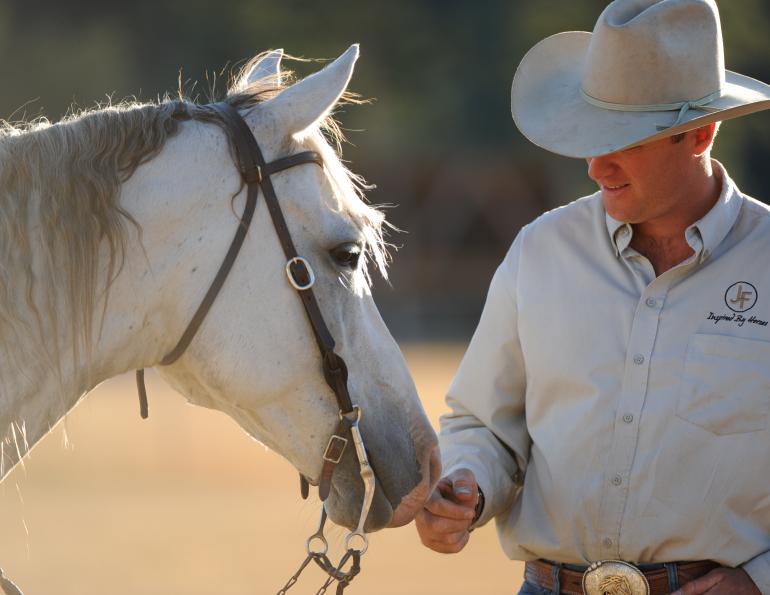 Jonathan Field, horseman tips, what is a horseman?, horseman leading horse, befriending your horse