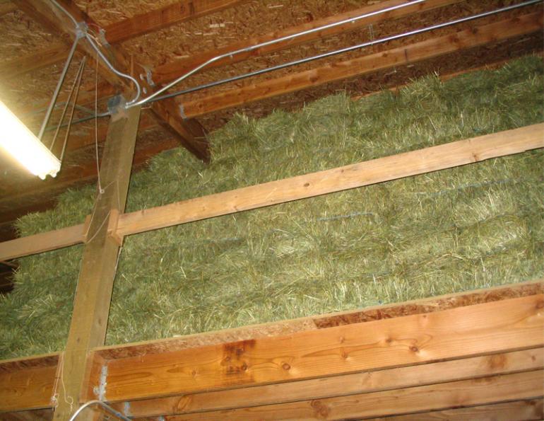 hay storage, minimize hay moisiture, hay stacking Schemes, indoor hay storage, track hay temperature, square hay bales, hay storage sites 