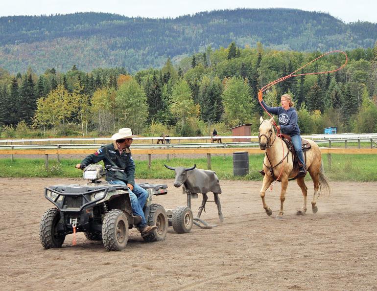 how to rope a cow, roping with horses, cowboy roping, ross smith president canadian ranch roping association, 