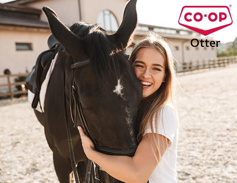 Otter Co-Op Feed, horse feed otter co-op, Lifeline horse feed, matrix premium horse feeds