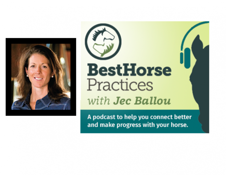 jec ballou horse rider, amy skinner horsewoman, how to lunge with Jec ballou, horse lunging basics, horse podcast