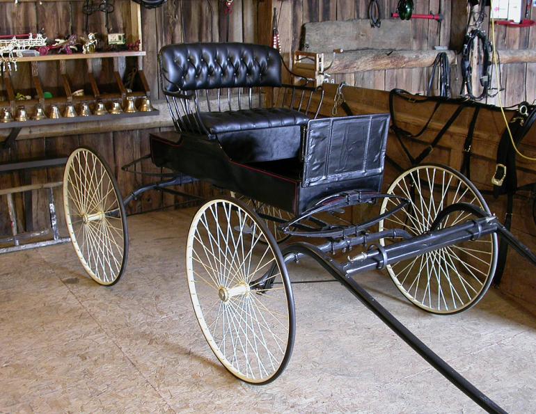 Antique horse hot sale buggy