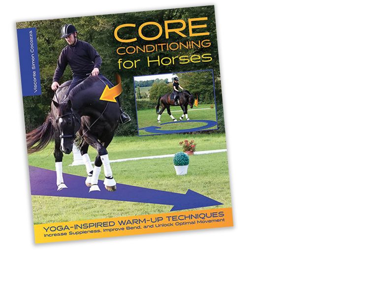 core conditioning for horses, visconte simon cocozza, yoga for horses, core exercises for horses