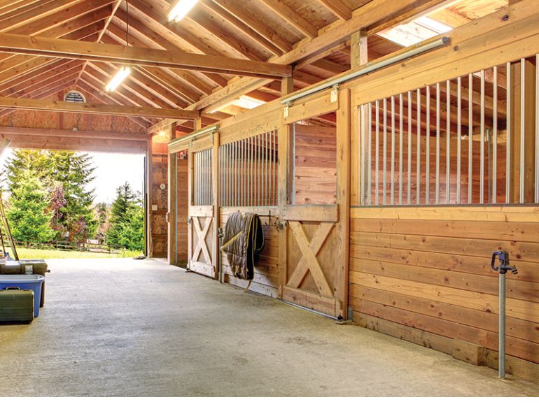 design Horse Stall layout, Eileen Wheeler, Ph.D., Professor of Agricultural Engineering, dimensions of horse stall, ventilating horse stall, equine respiratory, lights for horse stall, flooring for horse stall